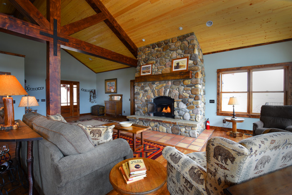Rainbow West, a cabin at the Rainbow Valley Lodge in Ennis, Montana